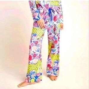 Anthropologie Floral Cheetah Agathe Singer Pajama Pants